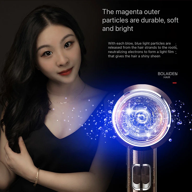 Профессиональный фен для волос Быстросохнущий аппарат с горячим и холодным