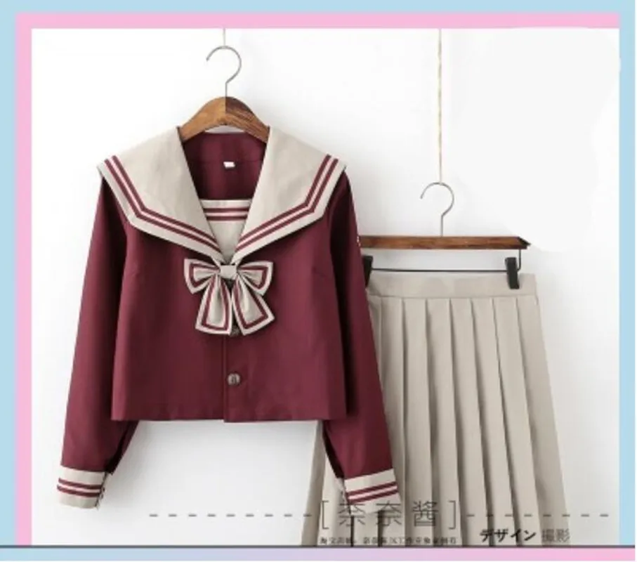 Jk/школьная форма милый повседневный костюм моряка для девочек платье изысканный