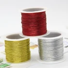 20 метров, однотонный шнур, нитка, веревка для рукоделия, плетеный браслет, ожерелье, ножные браслеты, веревка для изготовления одежды, аксессуары