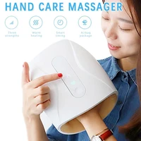 smart electric hand massage device air compression relaxation relax finger spa massager relief heated girlfriend palm pain k6f3