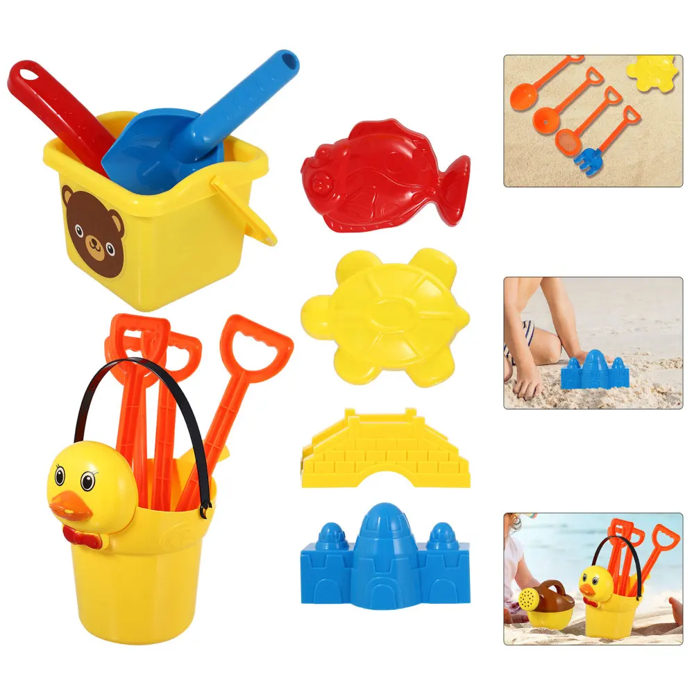 

2 Sets of Toddlers Beach Sand Summer Kids Beach Tools Sand Playing Plaything