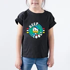 Letters KEEP COOL Детские футболки с Дональдом Даком Диснея, модные летние новые футболки унисекс, удобная детская футболка с короткими рукавами