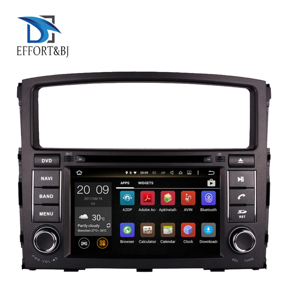 Автомагнитола Mitsubishi Pajero V97 Android 9 0 8 ядер 4 Гб ОЗУ стерео для 2006 2015/Montero BT GPS NAVI CD DVD