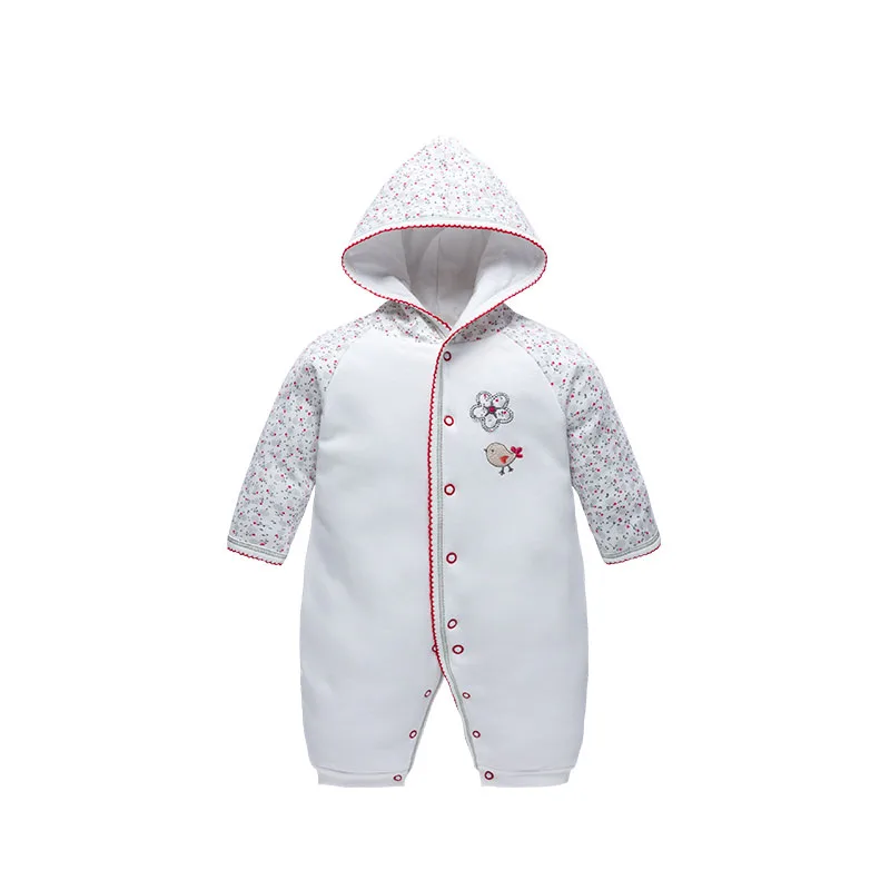 Комбинезон для новорожденных с капюшоном и хлопковой подкладкой | Мать ребенок
