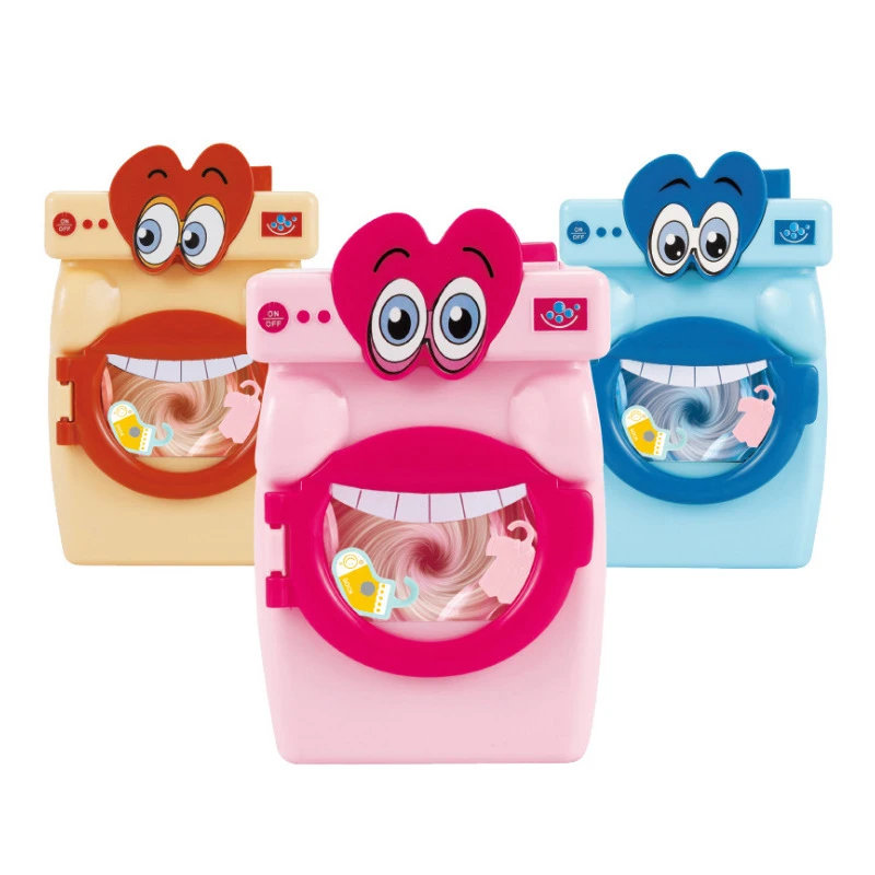 14 шт. мультяшная стиральная машина с большим ртом игрушка девочка игровой дом