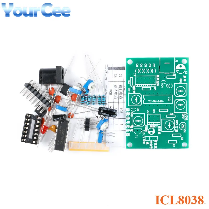 ICL8038 DIY Функция генератор сигналов комплект Многоканальная система электронный