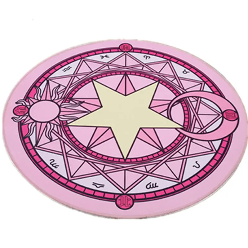 Мультфильм Card Captor ковер с Сакурой Магия массив коврик противоскользящей мягкой