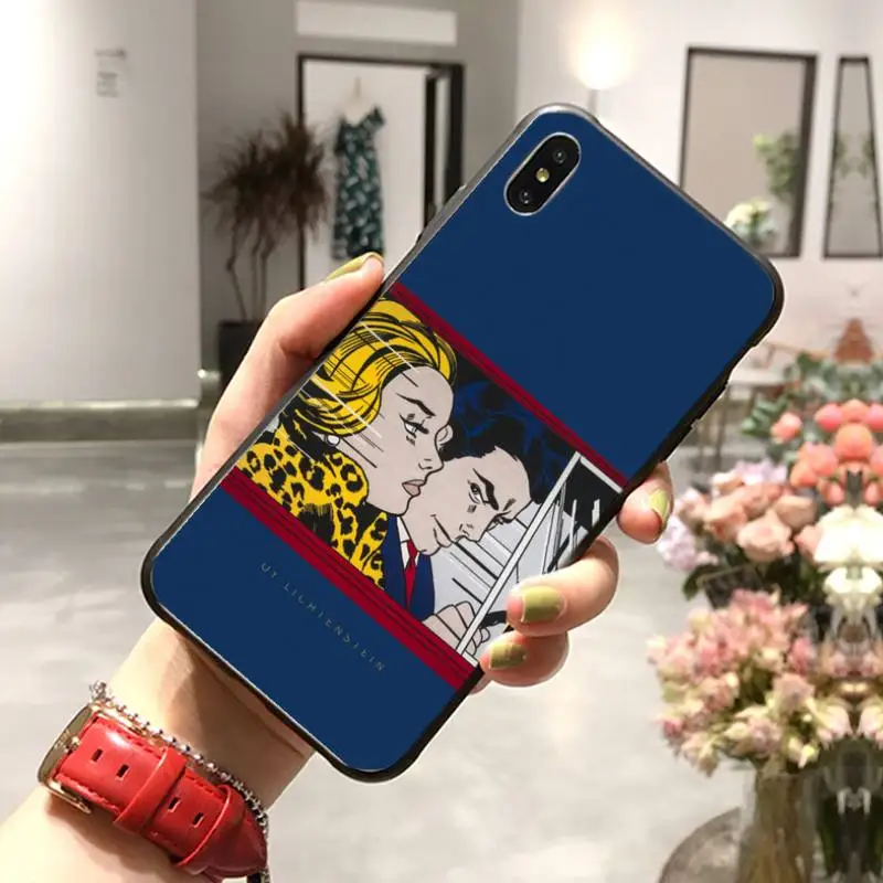 HTxian 0 Roy Lichtenstein DIY Роскошный чехол для телефона iPhone 11 pro XS MAX 8 7 6 6S Plus X 5 5S SE XR |