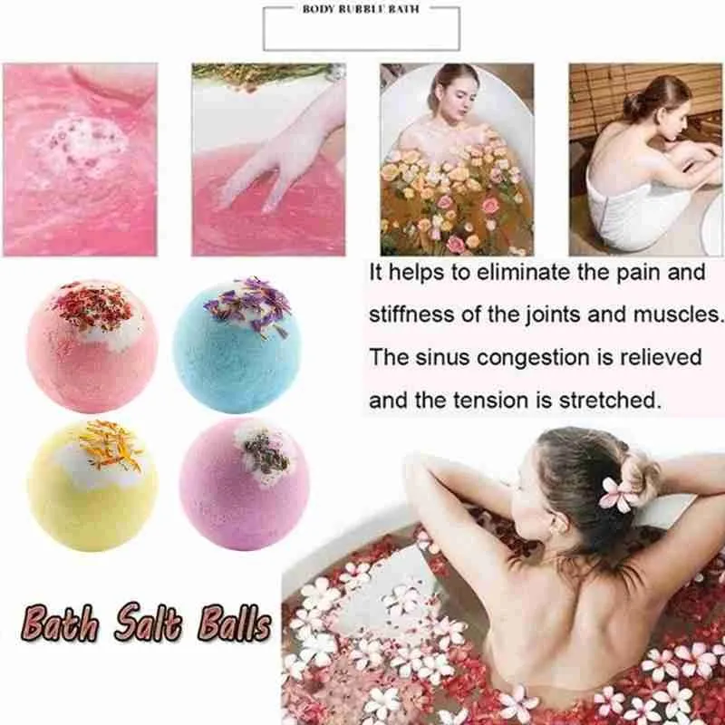 

Explosive Bath Bath Ball Handmade Essential Oil Soap Shower Spabath Moisturizing Bathsupplies Salt Ball Cleansing Foam Body S8J0