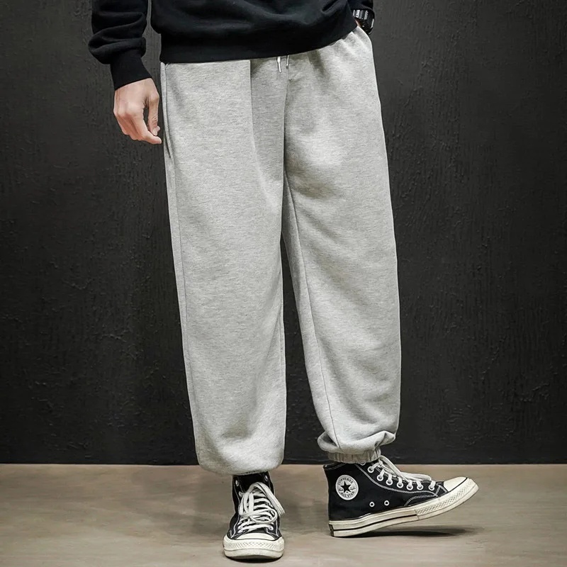 

2021 SS Simple Solid Color Sports Pants For Men And Women Fashion Casual Cotton Large Size Loose Running Basketball Sports Pants