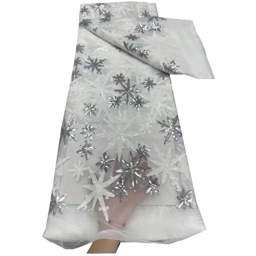 

Африканская кружевная ткань 2021, высококачественное кружево с блестками, кружевная ткань, французское Сетчатое кружево для свадебного платья, швейное платье