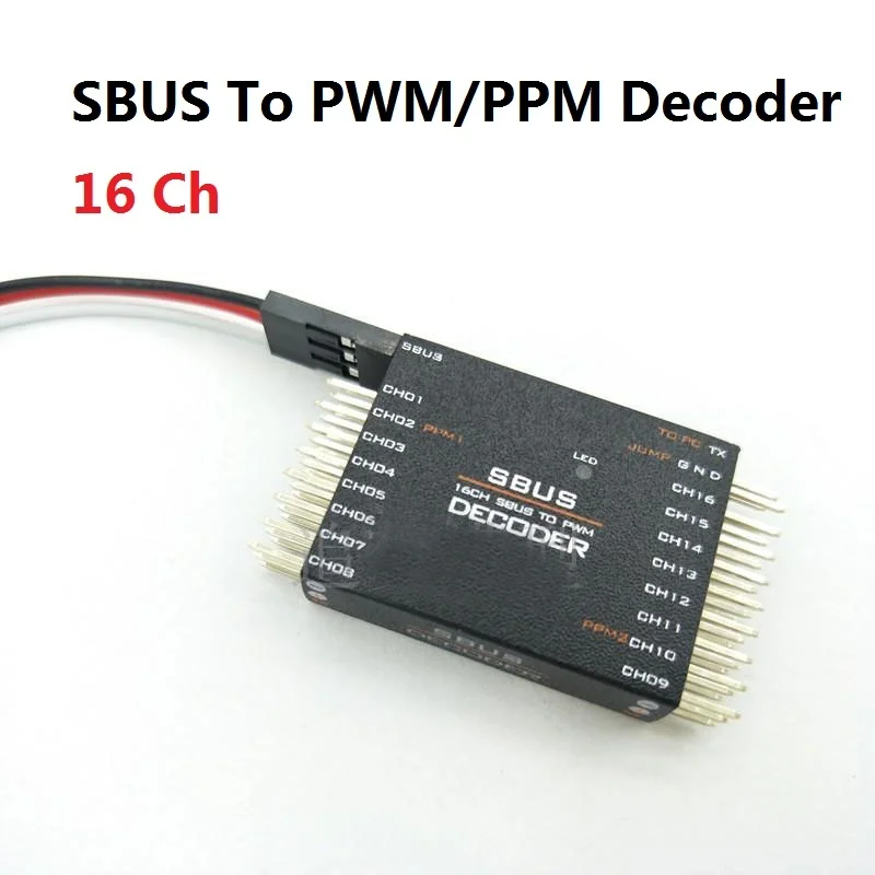DIY SBUS-декодер PWM/PPM 16-канальный преобразователь приемника сигнала для Futaba Frsky Orange -