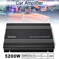 5200w class ab car amplifier subwoofer digital 4 channel alloy high power car stereo music bass player loudspeaker for car home