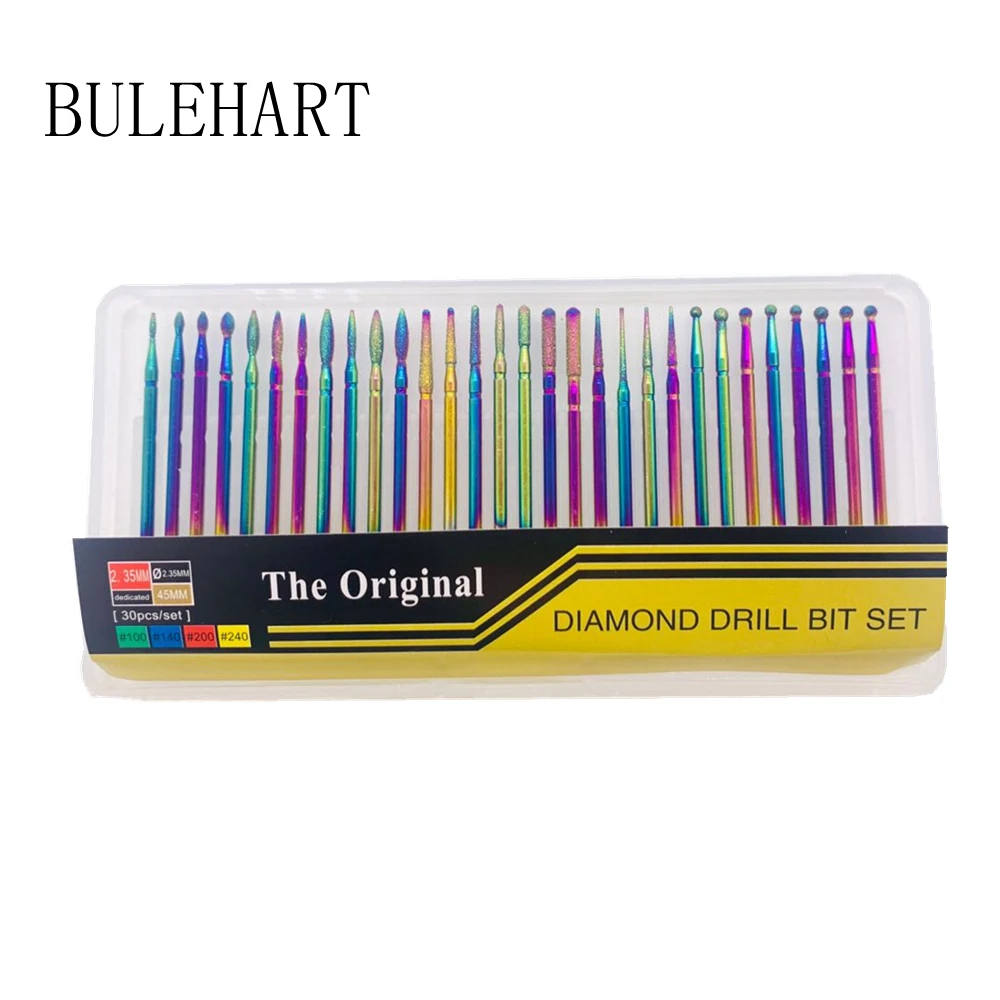 Набор твердосплавных фрез для маникюра 30 шт. | Красота и здоровье