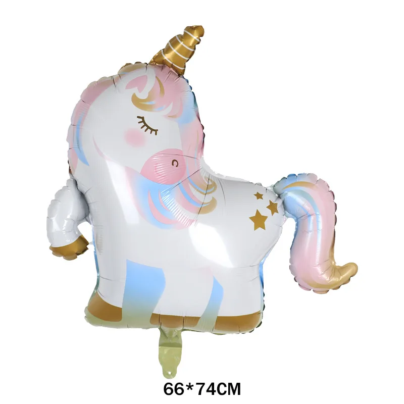 Набор воздушных шаров в виде единорога ресниц Детские шары на день рождения