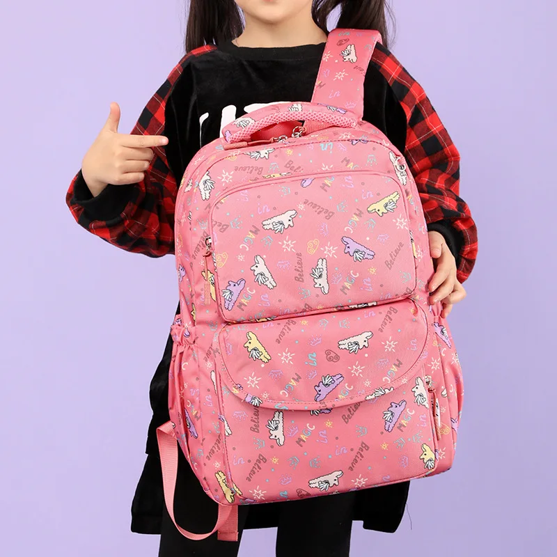 

Водонепроницаемый школьный ранец для учащихся средней школы, легкий вместительный Азиатский рюкзак для учеников Старшей школы, детский рю...