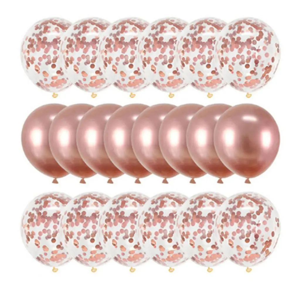 

Шар цвета розового золота набор конфетти металлические шары День рождения вечеринка Свадьба украшение юбилей шары для детского душа