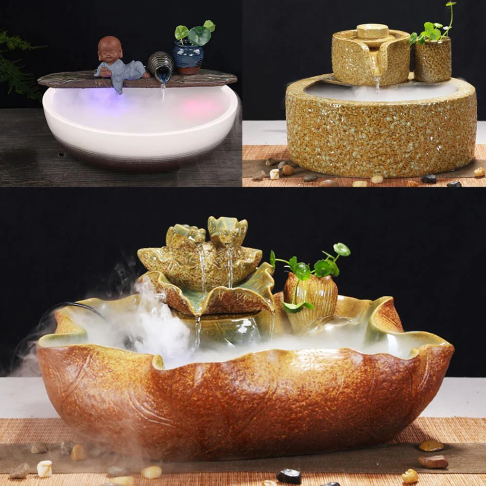 Aquarium Mist Maker LED Sprayer Fogger Atomizer Water Fountain Pond Fish Tank Decoration Supplies D30 | Дом и сад