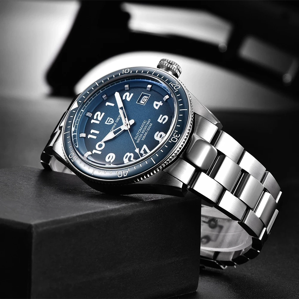 

PAGANI DESIGN Automatic Men's Wristwatch Stainless Steel Business Sports Waterproof Mechanical Watches Top Brand Fashion Clock