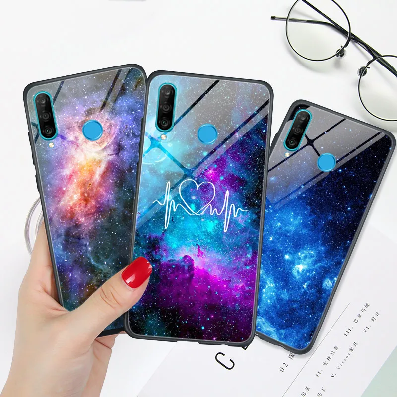 Чехол для телефона Huawei P40 Lite E P30 PRO P20 P10 P9 P Smart Z 2018 2019 2020 2021 Plus глянцевая задняя