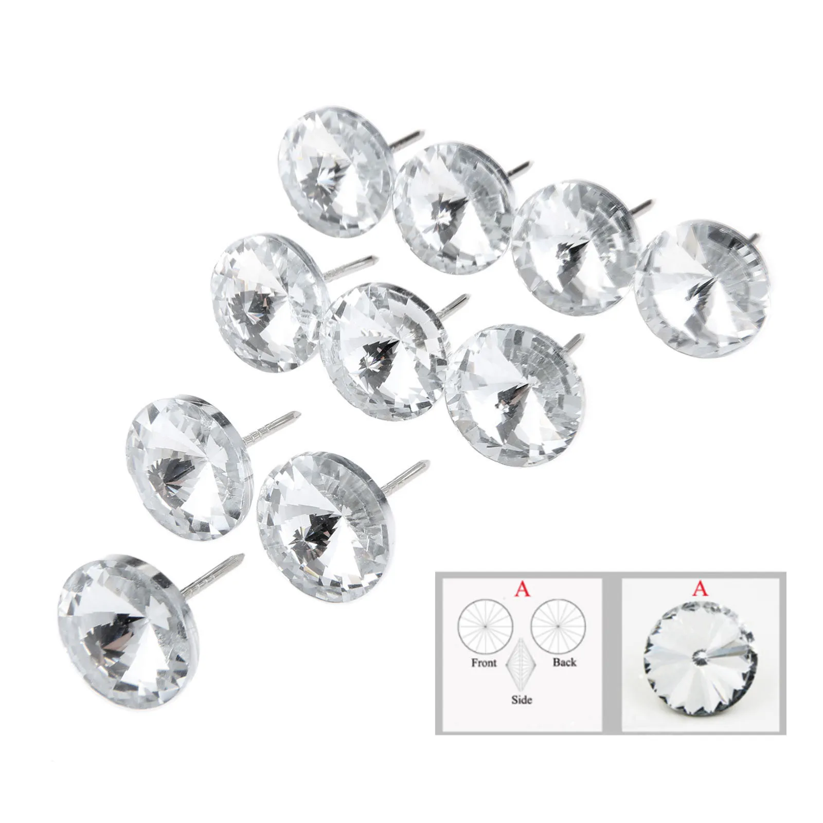 10 шт. декоративные пуговицы с кристаллами | Обустройство дома