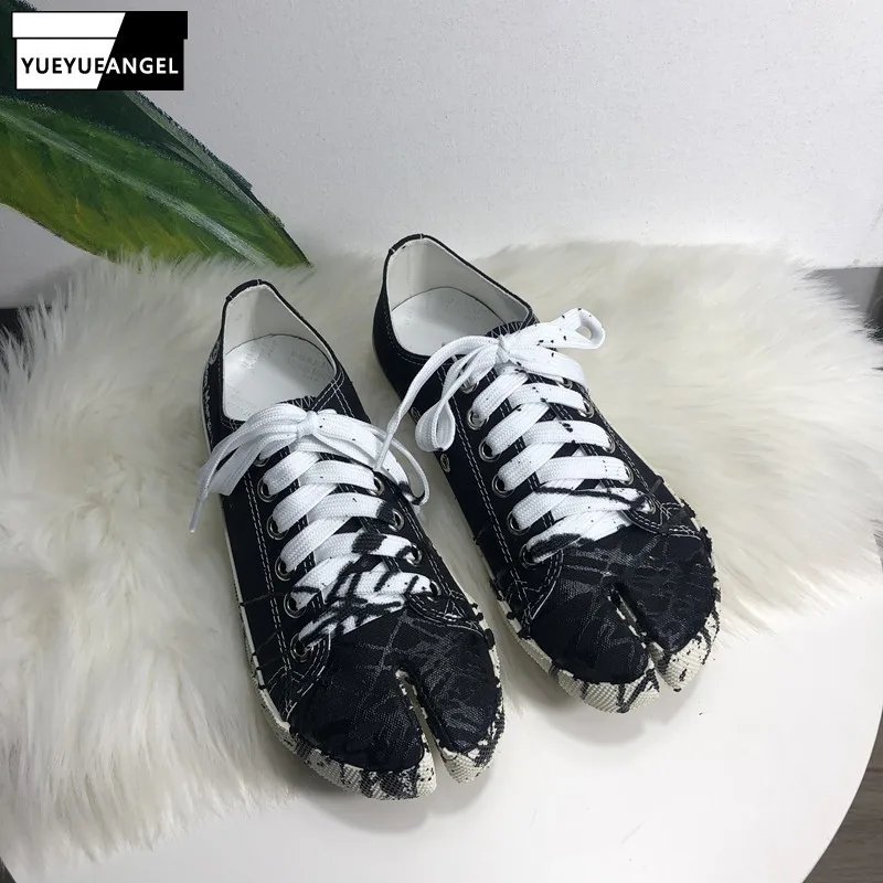 Женские холщовые туфли на шнуровке винтажные кроссовки плоская подошва