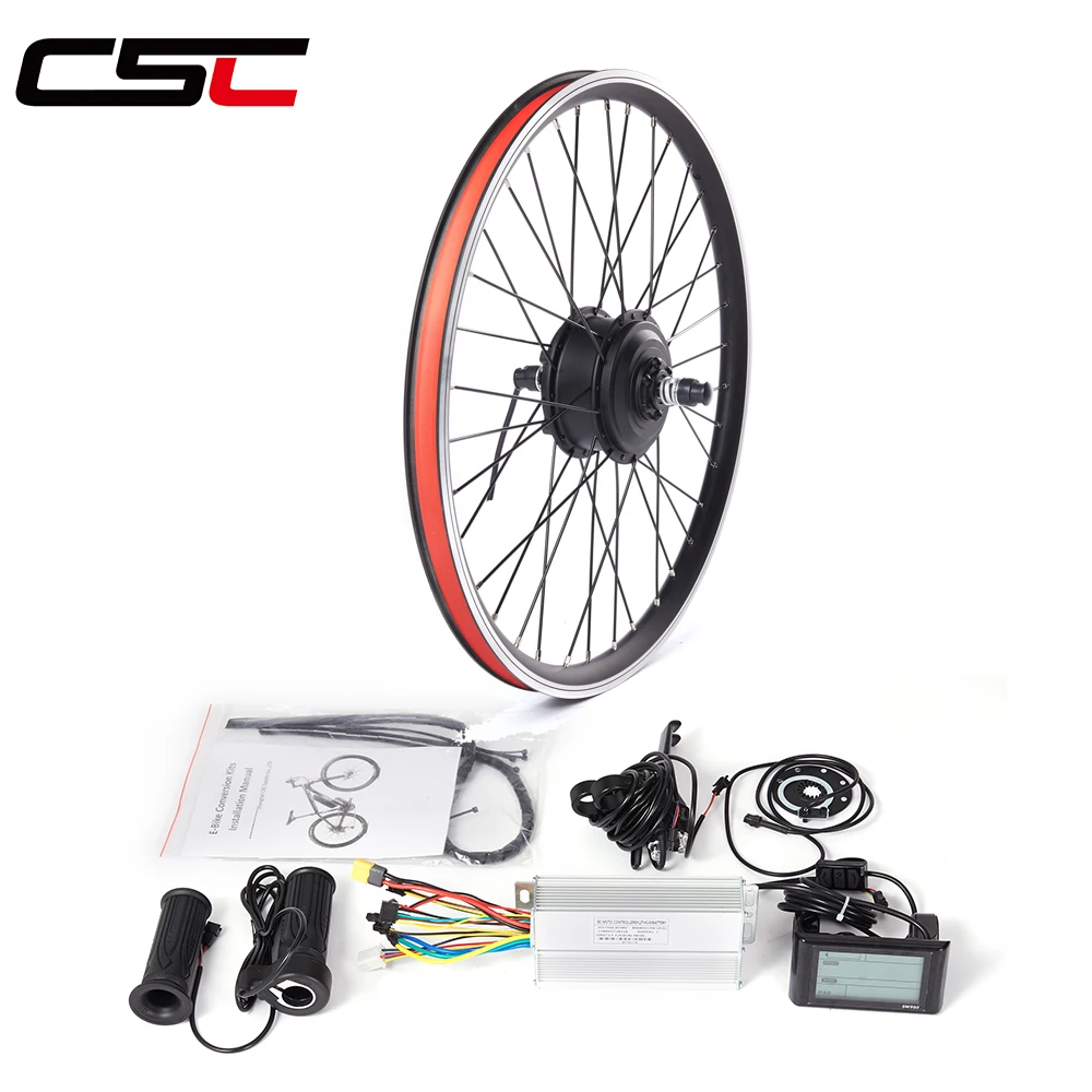 Electric Bike Conversion Kit for 20-29 inch 700C 36V 500W E-bike kit Wheel motor 