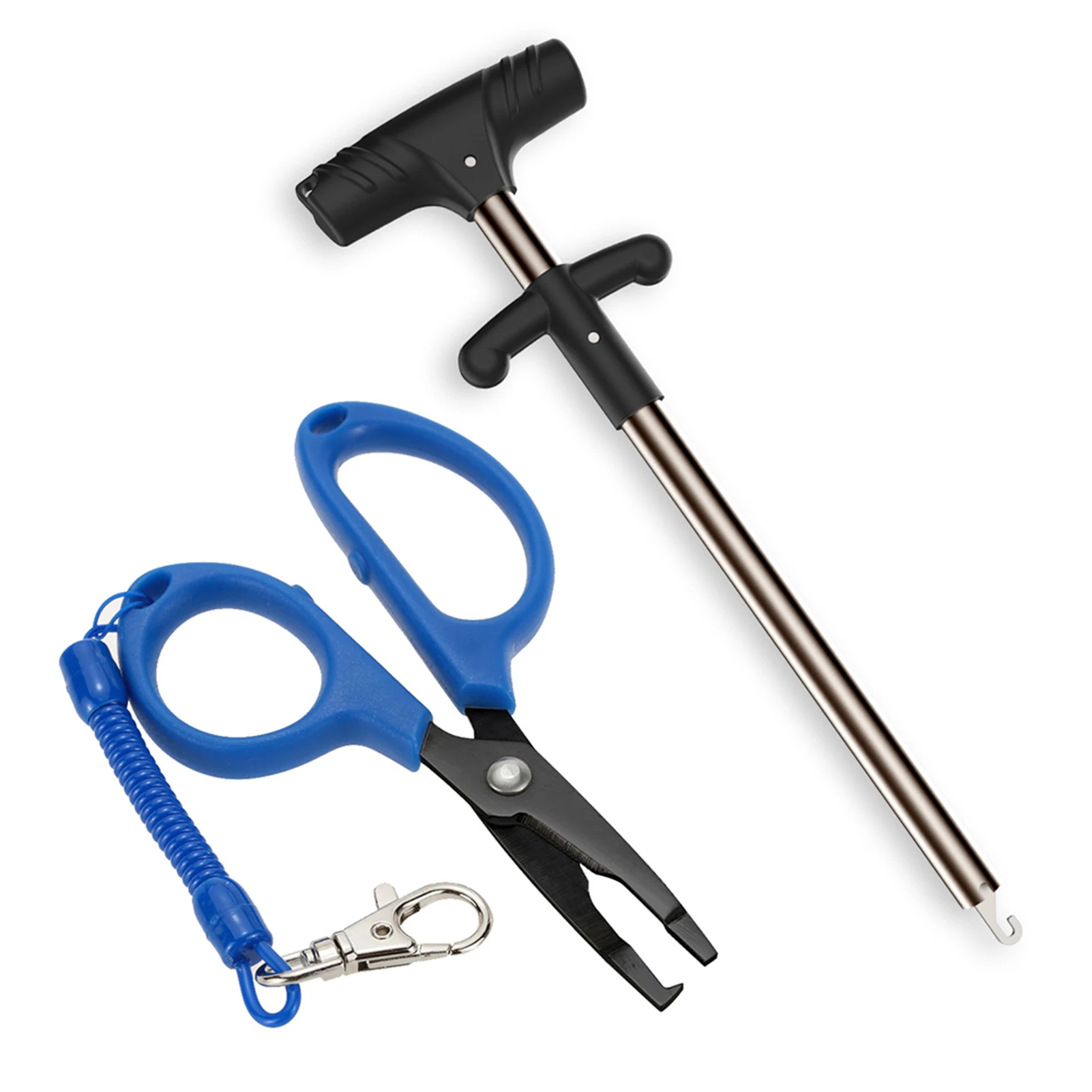 Новый Съемник рыболовных крючков с нажимным съемником ручка экстрактор съемник