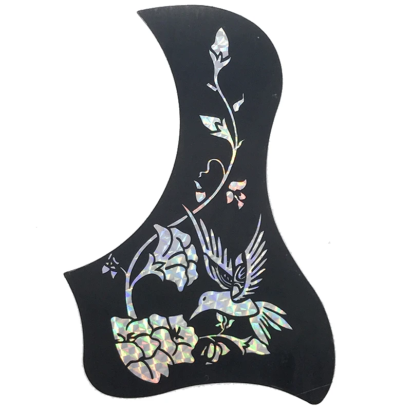 12 шт. Акустическая гитара Палочки гвардии птица Стиль DIY самоклеящаяся целлулоид