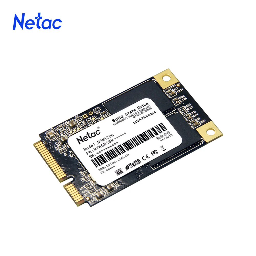 SSD-накопитель Netac для сервера ноутбука Mini SATA SSD-диск на 120 ГБ 240 480 | Компьютеры и офис