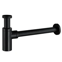 bathroom basin bottle trap drain modern sink filter fixture stopper set black washbasin siphon horse accessories