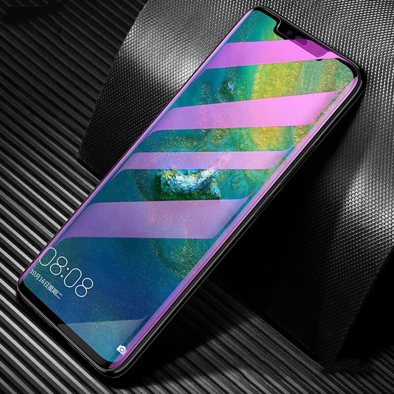 Защитное стекло 3D для Huawei P30 Pro Mate 20 RS закаленное с защитой от синего излучения OPPO