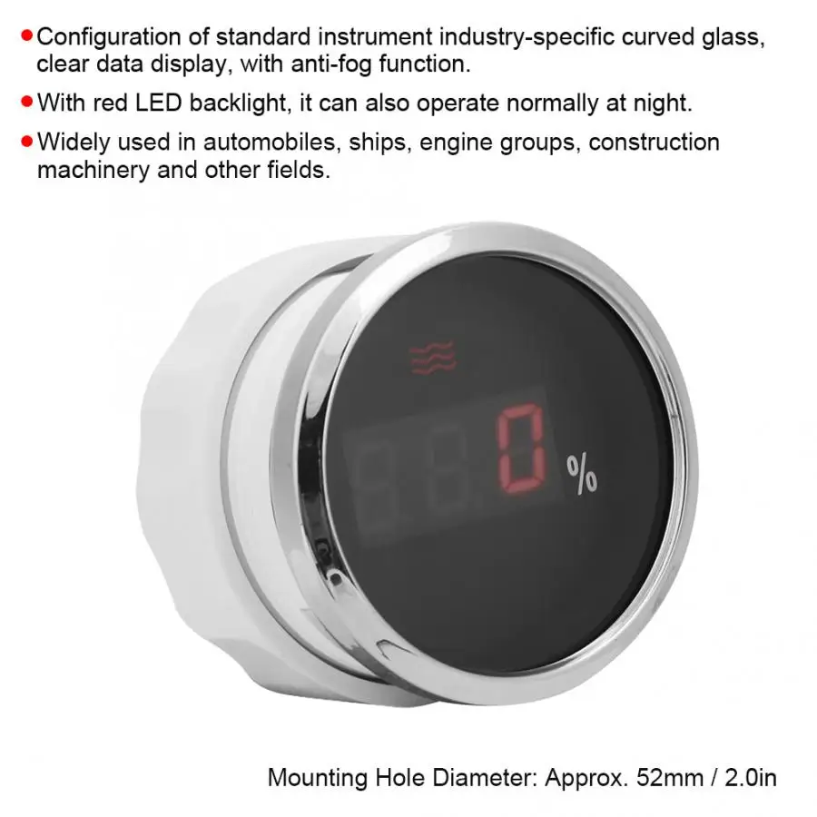 Автомобильный умный водостойкий измеритель уровня воды 52 мм|Инструменты| |