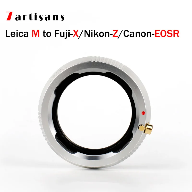 

7artisans Lens Adapter Ring for Leica M Mount Lens to Nikon Z Canon EOS R Fuji Fujifilm FX X Mount Cameras for XT2 XT3 Z6 Z7