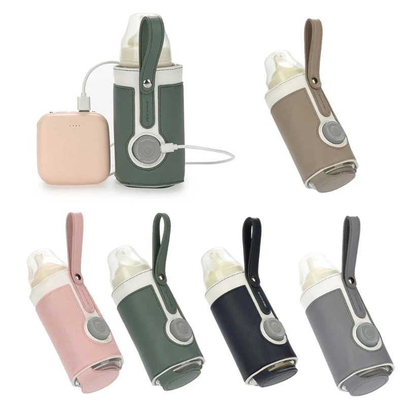 

USB Baby Bottle Warmer Infant Feeding Bottle Heating Insulation Cover Heater Bag