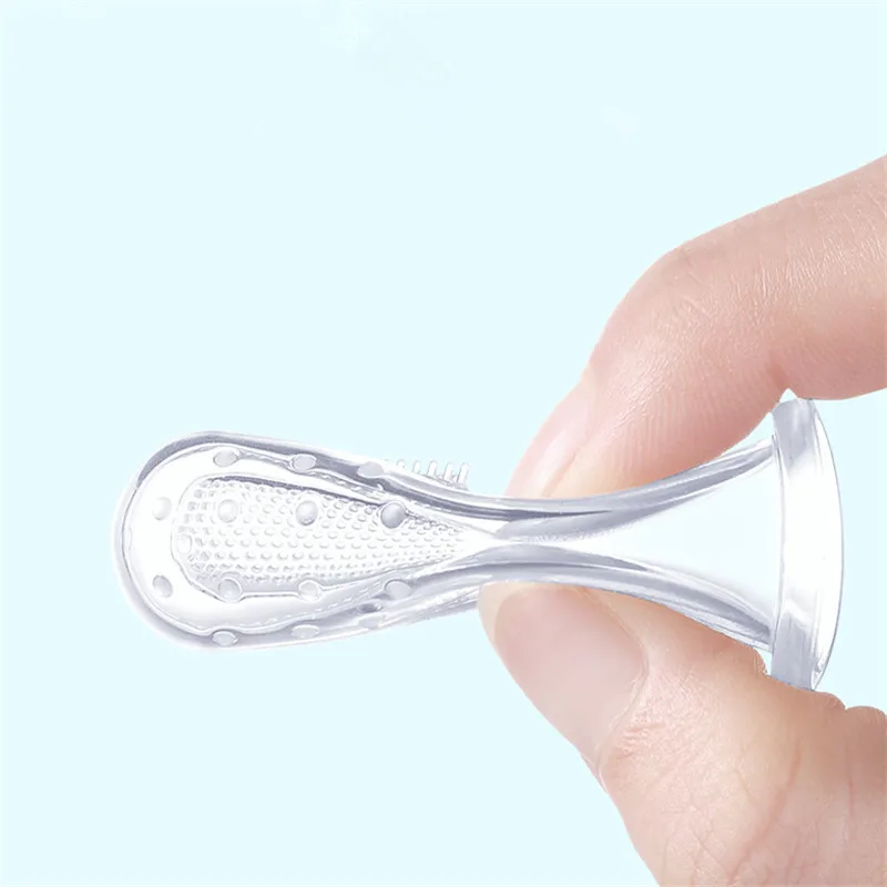 10 шт. Силиконовая зубная щетка Детская для чистки зубов Мягкая младенцев