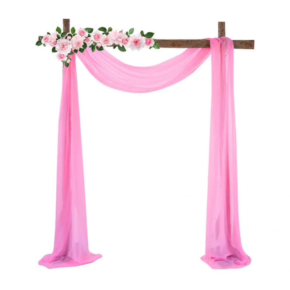 

Comfortable to Touch Practical Wedding Ceremony Backdrop Drape for Bridal