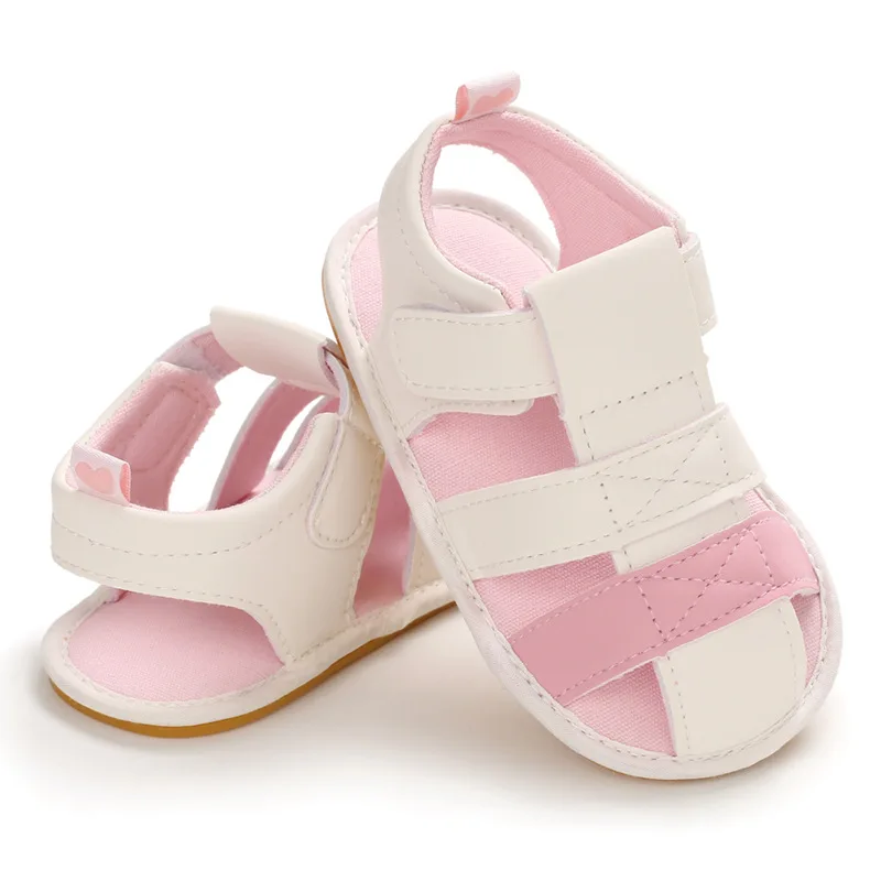 

Newborn Baby Sandals Summer Baby Boys Shoes Sandalias Girls Kids Crib Shoes Soft Sole Hook Causal Anti Slip First Walkers 0-18M