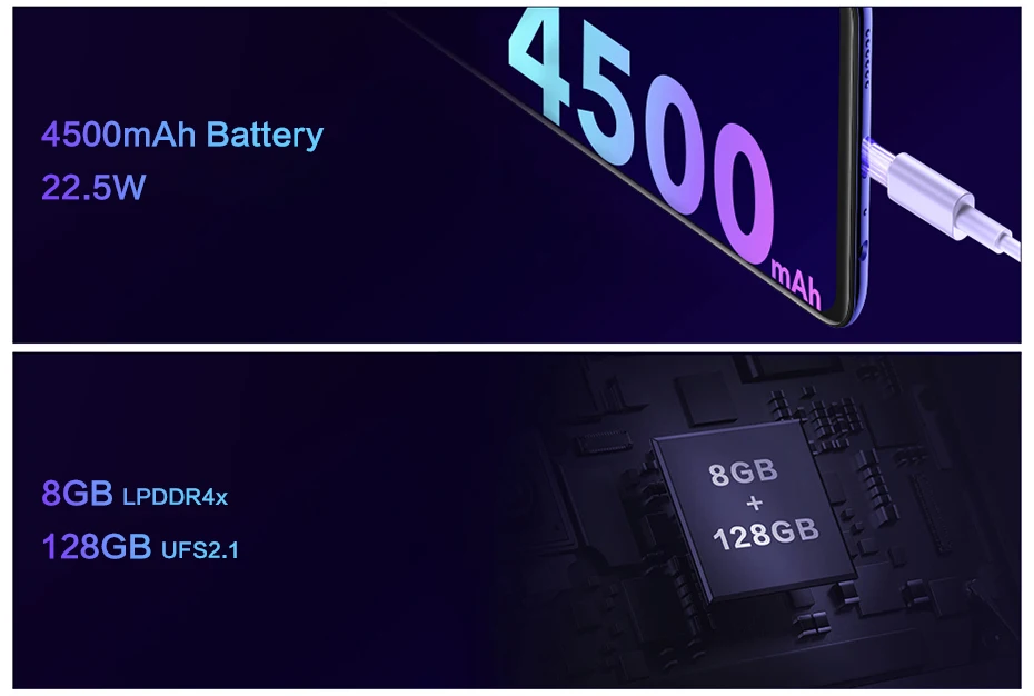 vivo Z5 Celular мобильный телефон Snapdragon 712 4500 мАч батарея 48MP+ 32MP камера 22,5 Вт Быстрая зарядка смартфон