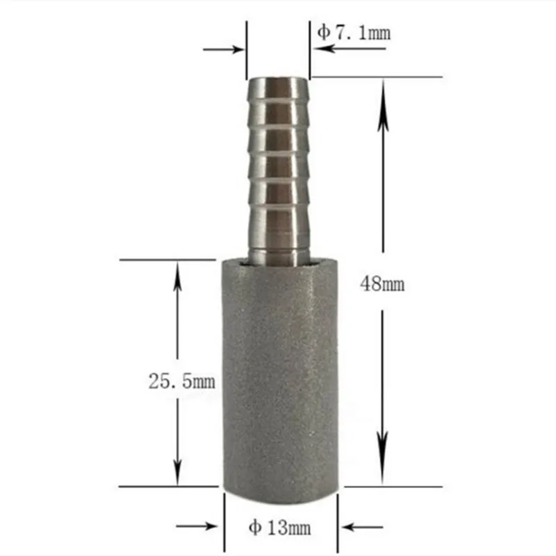 Ozone Diffuser 316L Stainless Steel Bubble Stone Sintered Microporous Aeration/Oxygenation Diffusion | Бытовая техника