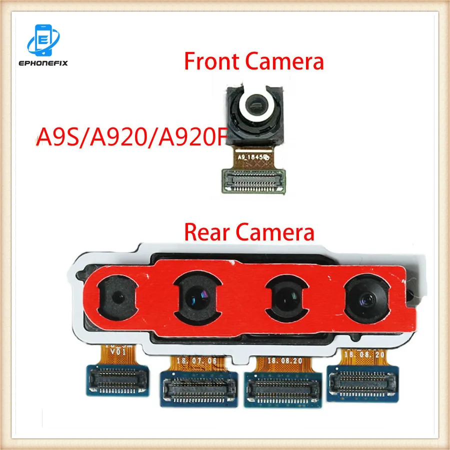 1 шт. Модуль задней передней камеры для Samsung Galaxy A9 2018 A9s A9S SM-A920F A920DS A920 A920F большой