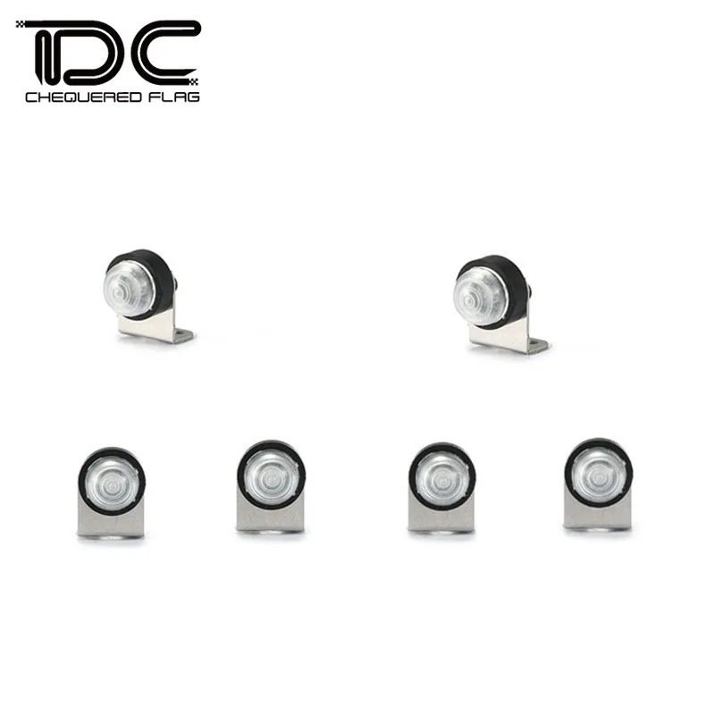 

DJ 1/24 Roof Light Round Light Side Light Xiaomi Jimny WPL MN D90 G500 SCX24 Lamp Spotlight RC Car Upgrade Accessories rc carros