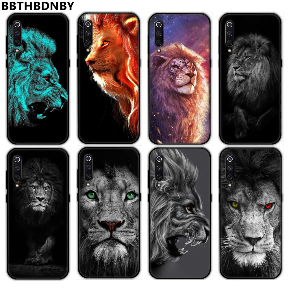 Чехол для телефона с принтом Lion king head чехол бампер Xiaomi Redmi 4x5 plus 6A 7 7A 8 mi8 8lite 9 note 4 5