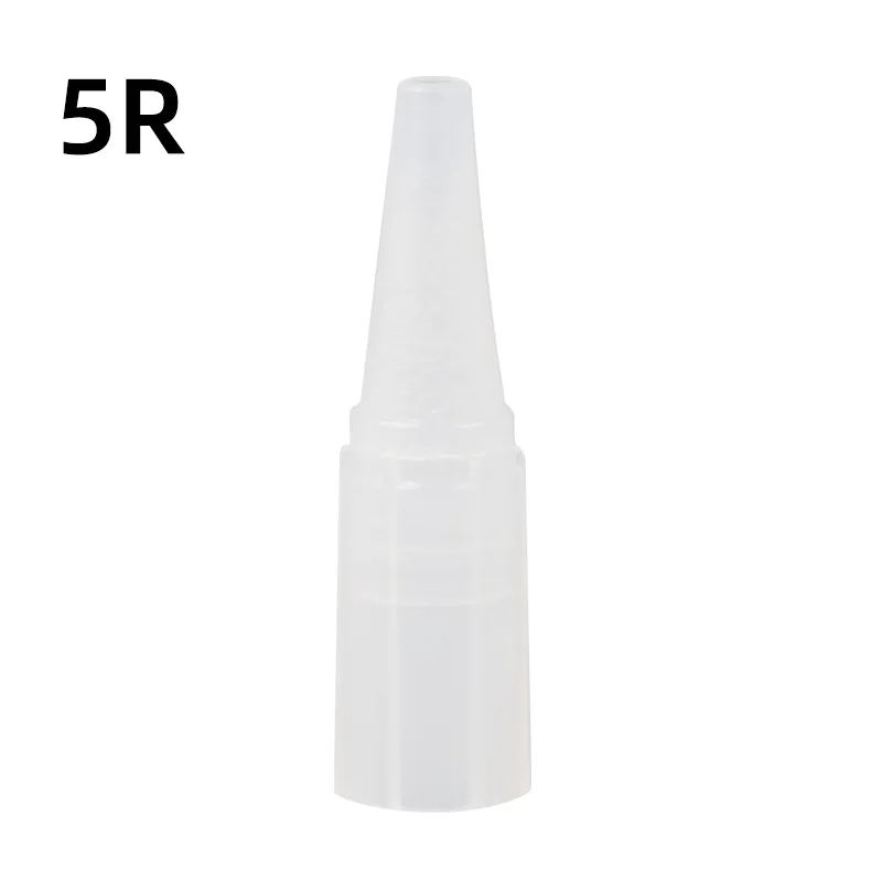 5RL caps 100 шт 1D/1R/3R/5R/5F/7F стерилизованные одноразовые иглы для перманентного макияжа татуировки иголки для бровей комплекты косметики для татуажа - Габаритные размеры: 5RL caps