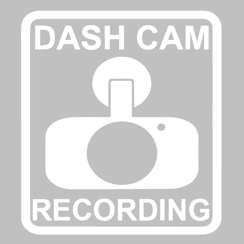 

Dash Cam Recording Car Security Window Bumper Vinyl Decal Sticker CCTV Car Van for windows wall