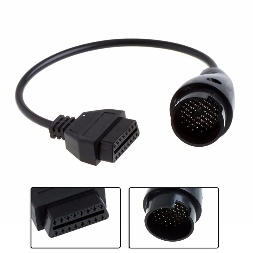 OBD OBDII 38-контактный адаптер Диагностический свинцовый кабель Разъем подходит для