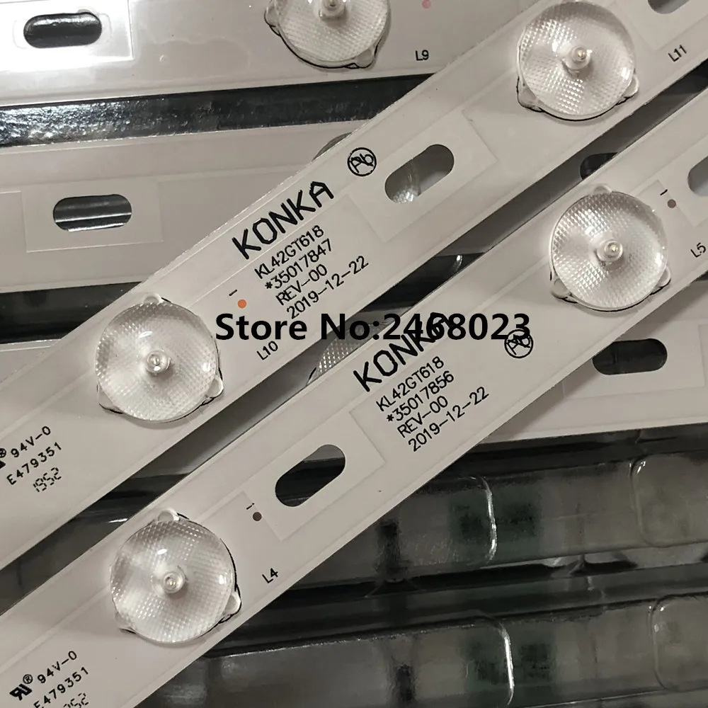 Светодиодный Подсветка полосы 12 лампа для Konka 42 &quotТВ KL42GT618 35017849 35017855 35017848 35017856