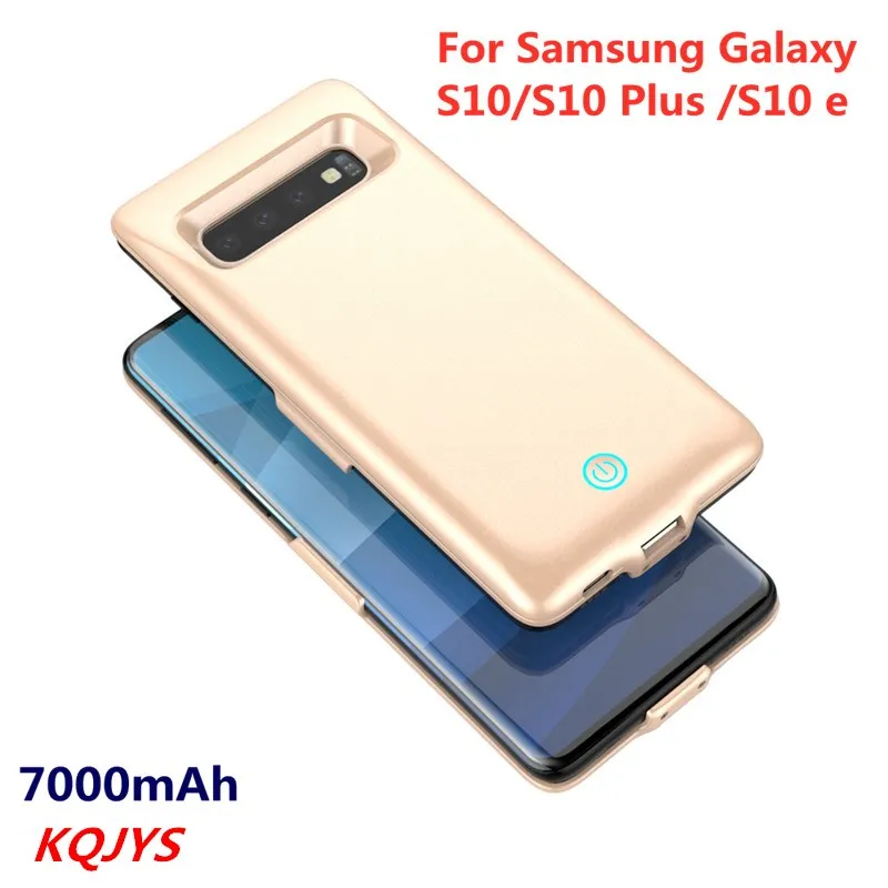Чехол для зарядного устройства 7000 мАч для samsung Galaxy S10 Plus, чехол для аккумулятора 6000 мАч, Дополнительный внешний аккумулятор, чехол для зарядки для samsung S10e