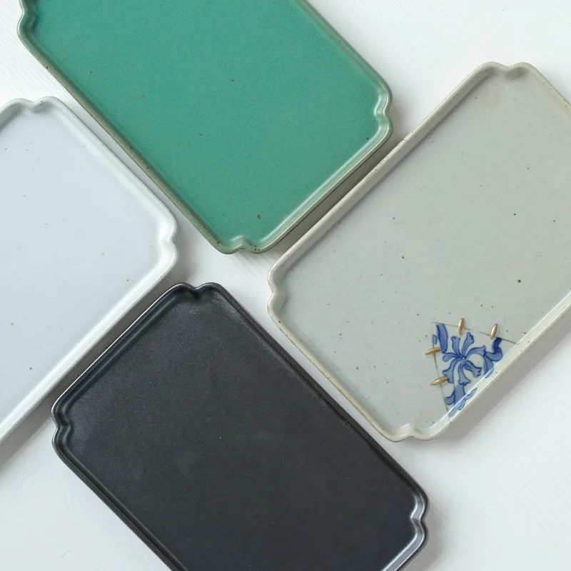 Керамический поднос для чая сухих пузырей кастрюль фруктов напитков детской