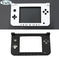 black white middle frame replacement kits housing shell cover case bottom console cover for nintend for 3ds xlll game console